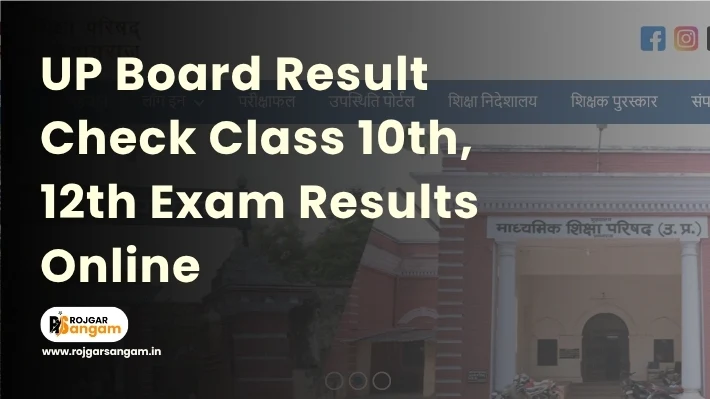 UP Board Result [year] check online for Class 10th and 12th with district-wise results, UPMSP result [year] details, toppers list, revaluation process, and UP Board time table [year].