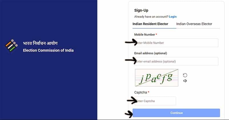 How to Apply Voter ID Card Online Step by Step Process NVSP portal homepage showing voter registration and update options Caption: National Voters' Service Portal - Apply and update voter registration online