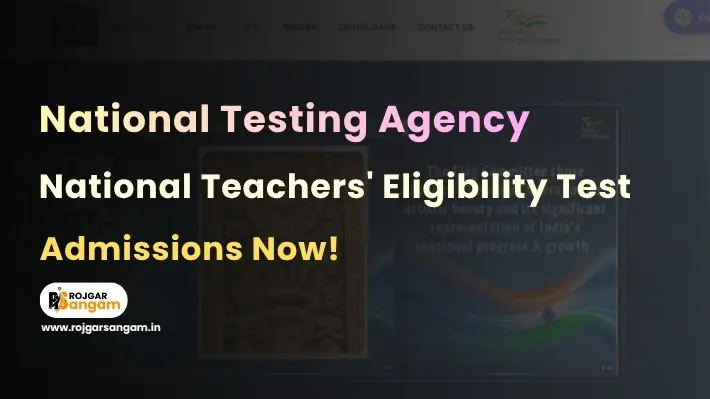 NTA NTET 2026 Online Form – NTA National Teachers Eligibility Test 2026 Notification, NTET Notification 2026