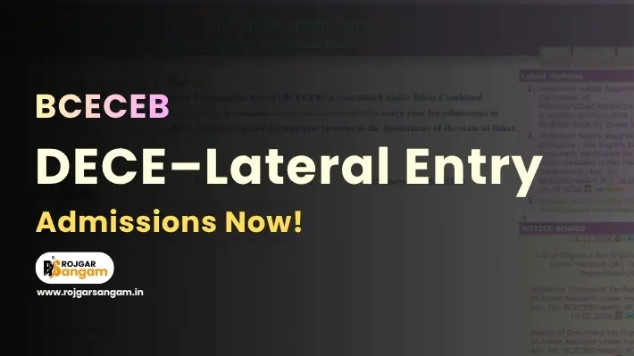 Bihar DECELE Admission 2026, Bihar DECE-LE 2026, Bihar DECELE Notification 2026, Bihar DECELE 2026 Apply Online