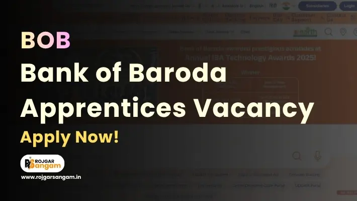 BOB Apprentice Vacancy 2026 Details BOB Apprentice Recruitment 2026 official details including BOB Apprentice Vacancy 2026, BOB Apprentice Notification 2026, Bank of Baroda Apprentice Bharti 2026, Bank of Baroda Apprenticeship 2026, BOB Advt No. Apprentices-2026, and Bank of Baroda Apprentices Online Form 2026.