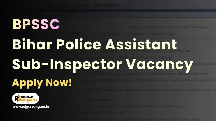 BPSSC ASI Technical Recruitment 2026 Apply Online BPSSC ASI Technical Recruitment 2026: Apply for 22 Assistant Sub-Inspector Posts — Bihar Police ASI Technical Vacancy 2026, BPSSC ASI Technical Notification 2026, Bihar Police ASI Technical Bharti 2026, BPSSC ASI Technical Online Form 2026, BPSSC Advt 07 2026
