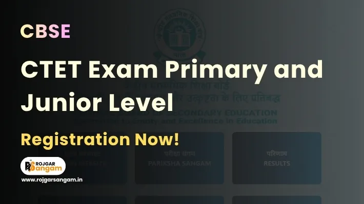 CTET September 2026 Primary and Junior Level CTET September 2026 Online Form, CTET September 2026 Registration, CTET September 2026 Information Bulletin Cover