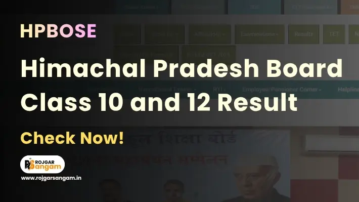Himachal Pradesh Board Result 2026, HPBOSE Result 2026, HP Board Result 2026, HP Board 10th Result 2026, HP Board 12th Result 2026
