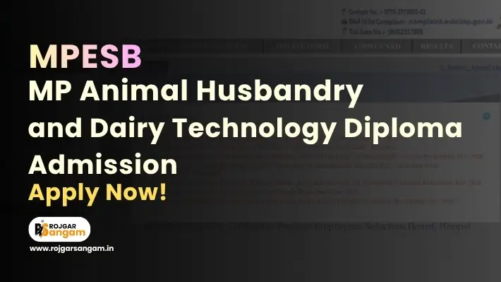 MPESB ADDET 2026: Apply for Animal Husbandry Diploma 2026, Check Dates & Eligibility — MP ADDET Admission 2026, MP ADDET Notification 2026, MPESB ADDET Online Form 2026, MP Animal Husbandry Diploma Admission 2026, MP Dairy Technology Diploma Admission 2026