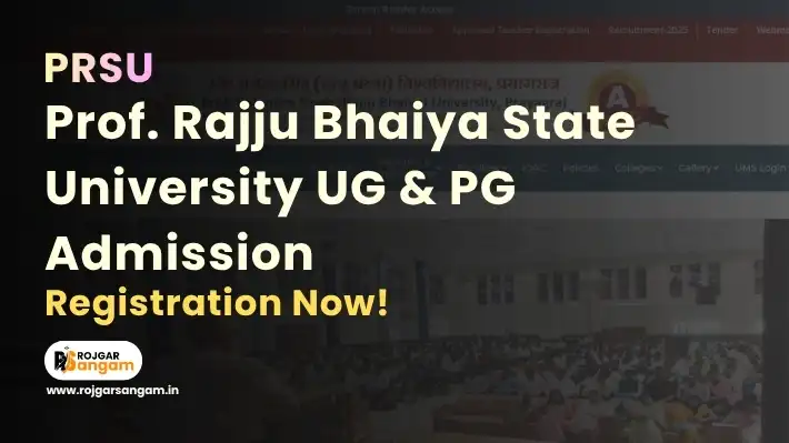 Rajju Bhaiya University Admission Form 2026 Rajju Bhaiya University Admission 2026: Apply for UG PG Courses 2026, Check Dates & Eligibility — PRSU Admission 2026, PRSU UG Admission 2026, Rajju Bhaiya University CET 2026, PRSU PG Admission 2026
