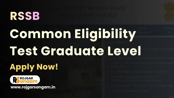 rssb-cet-graduate-level RSSB CET Graduate Level 2026: Apply for Various Graduate Level Posts — Rajasthan CET Graduate Level 2026, RSSB Graduate Level CET 2026, Rajasthan Graduate Level CET Notification 2026, Rajasthan Graduate Level CET Exam 2026