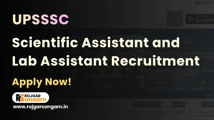 UPSSSC FSL Recruitment 2026: Apply for 208 Scientific and Lab Assistant Posts — UPSSSC FSL Bharti 2026, UP Forensic Lab Recruitment 2026, UPSSSC FSL Vacancy 2026, UPSSSC Scientific & Lab Assistant Recruitment 2026