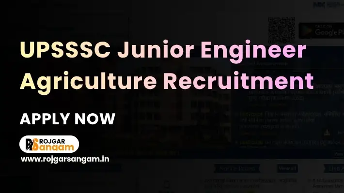 upsssc-je-agriculture-recruitment UPSSSC JE Agriculture Recruitment 2026: Apply for 134 Junior Engineer Posts — UPSSSC Junior Engineer Agriculture Recruitment 2026, UPSSSC Junior Engineer Agriculture 2026, UPSSSC JE Agriculture Vacancy 2026, UPSSSC JE Agriculture Notification 2026